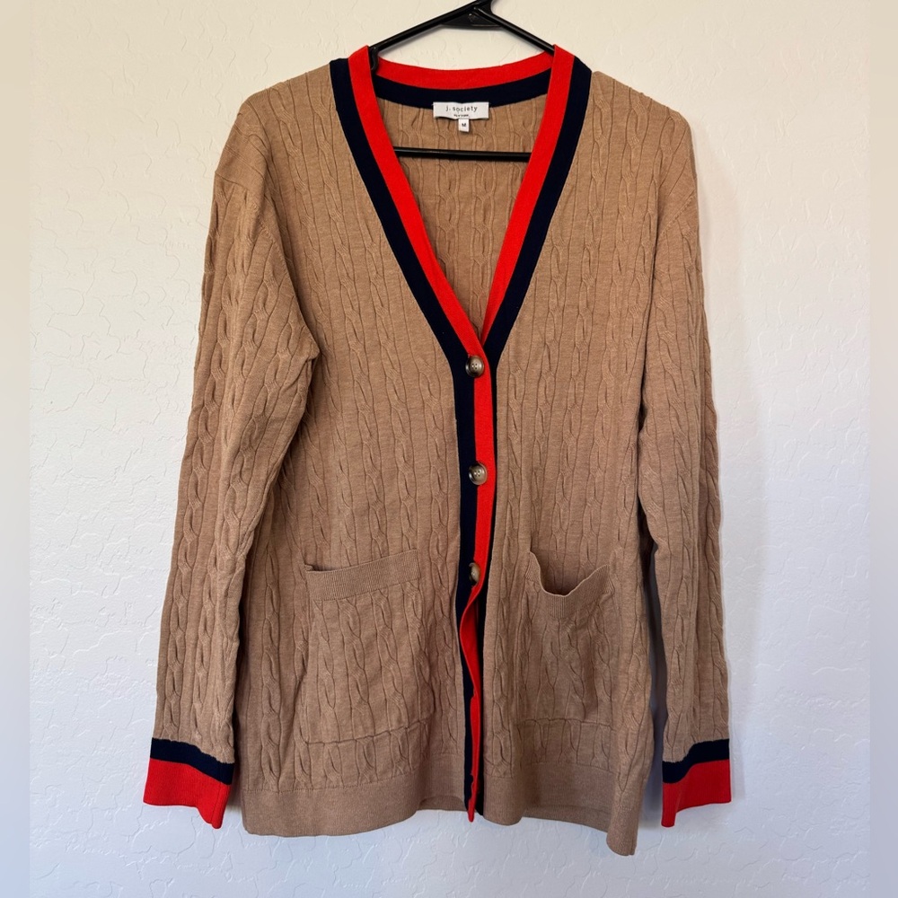J society cardigan size medium